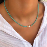 Pocket Pearl™ - Ketting met natuurlijke parels 1+1 GRATIS