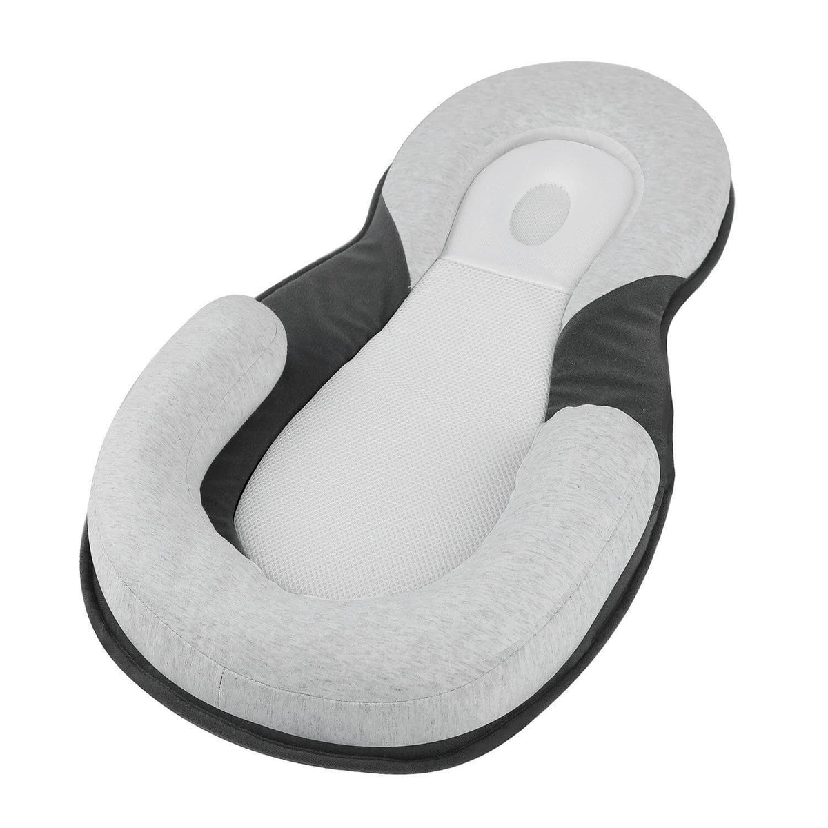 Ergonomisch draagbaar babybed met hoofdkussen tegen plat hoofd – Slaapcocon