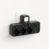 Stekkerdoos met 3 stopcontacten | Meerdere stekkerdoos met USB & schakelaar | PowerGrid