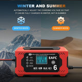 PowerPulse Auto Acculader – 12V/24V, Puls Reparatie, LCD Display