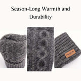 Premium Alpaca Halfvinger Handschoenen
