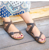 Leren sandalen