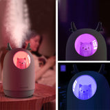 Ultrasone luchtbevochtiger met LED-nachtlampje voor de kinderkamer – LuchtBär Mini