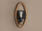 Vintage Touw-Wandlamp – RusticRope