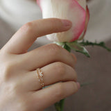 Luxueuze Vlinder Ring met Fonkelende Zirkonia – Aurielle