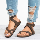 Leren sandalen