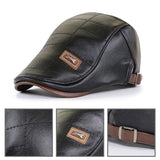 VintageVogue | doet de klassieke charme van leren baretten voor mannen herleven!