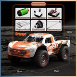 RC Monstertruck - 1:16 - 70KM/U | Borstelloze Motor | Drift Speelgoed