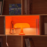 Retro Mushroom Tafellamp – Oranje | Stijlvolle Sfeerverlichting