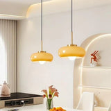 Moderne Koperen Glazen Kroonluchter – Vintage-geïnspireerd Elegante Plafondlamp