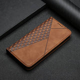 Ruitpatroon portemonnee hoes voor Samsung Galaxy S21/S20