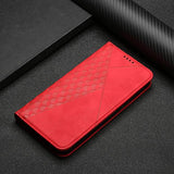 Ruitpatroon portemonnee hoes voor Samsung Galaxy S21/S20