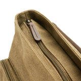 Heren Canvas Robuuste Schoudertas met Verstelbare Band