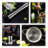 MixPro Cocktail Shaker Set RVS - Professionele Bar Tools 8-delig