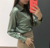 Lustrous Blouse | Verhoog je stijl met moeiteloze glamour!