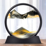 3D Bewegende Zandkunst - Rustgevende Glaskunst voor Elke Ruimte