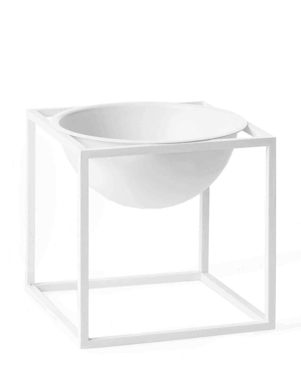 Mova Decoratieve Stalen Kom – Waterdichte Kubusvormige Schaal met Geometrisch Design