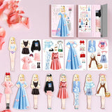Magnetische Kledingpoppen Speelset voor Kinderen met Outfits & Opbergdoos