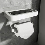 Toiletpapierhouder met plank – Stalux