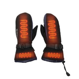 Norvo | Elektrisch verwarmde handschoenen | Dubbelzijdige verwarming, waterdicht en USB-oplaadbaar voor skiën, wandelen, wanten en dagelijks gebruik