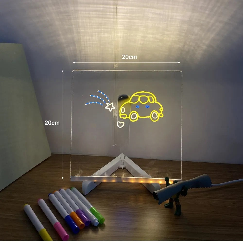 Schermloos LED-tekenbord voor creatieve kinderen - LumoPad