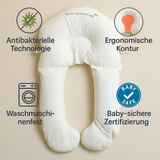 SnuggleSafe | Antibacterieel Baby-Knuffelkussen voor Veilige Slaap