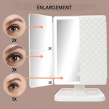 LED Make-up Spiegel met Drievoudige Verlichting - Clara
