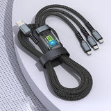 🔥3-in-1 100W Transparant Snelladerkabel