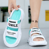 🔥Nieuwe Zomeruitverkoop - 40% Korting🔥Dikke EVA-schuim Kussen Sandalen Huisschoenen 2 in 1