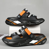 🔥Nieuwe Zomeruitverkoop - 40% Korting🔥Dikke EVA-schuim Kussen Sandalen Huisschoenen 2 in 1