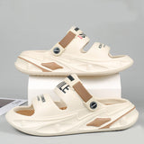 🔥Nieuwe Zomeruitverkoop - 40% Korting🔥Dikke EVA-schuim Kussen Sandalen Huisschoenen 2 in 1