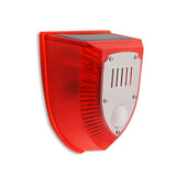 Zonne-energie 129 dB Veiligheidsalarmlicht met Bewegingssensor