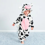 Babykleedje | Baby Fleece Overall | Dier Onesie | Wolklin