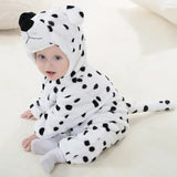 Babykleedje | Baby Fleece Overall | Dier Onesie | Wolklin
