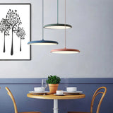 Moderne LED hanglamp – ultradunne kap, design plafondverlichting voor de woonkamer of eetkamer
