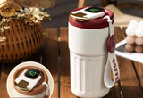 Thermos met een nauwkeurige temperatuurweergave