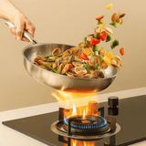 TitanForge Premium Koekenpan | Hittebestendige Antiaanbak Titanpan voor alle kookplaten