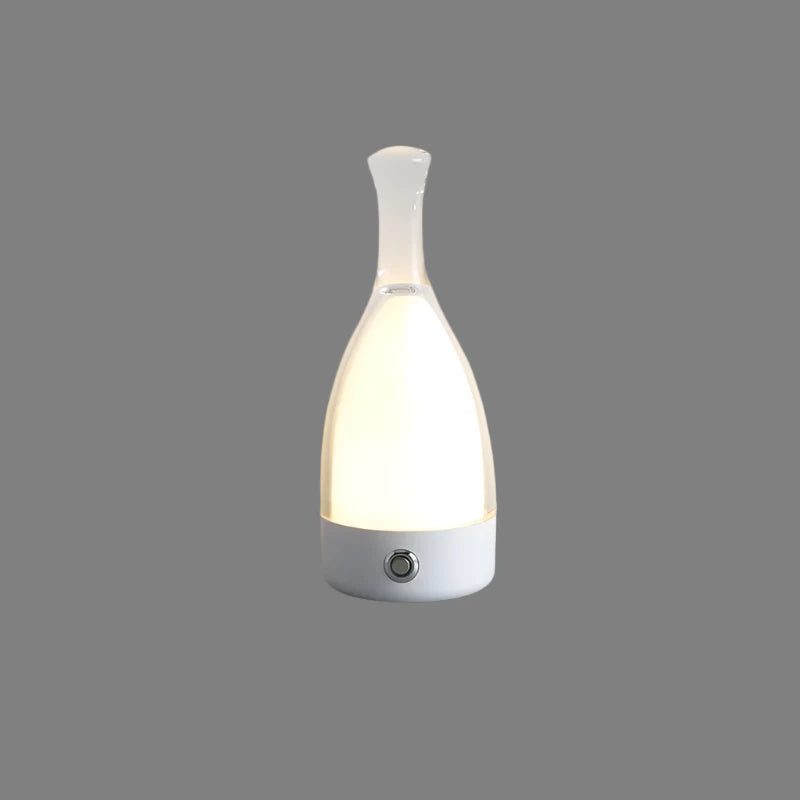 Oplaadbare Wijnfles Nachtlamp – Touch-Control LED Lamp met Dimbare Modus