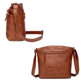 Toli - Vintage leren schoudertas