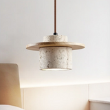 Travertin Hanglamp - Natuurlijke Elegantie