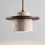 Travertin Hanglamp - Natuurlijke Elegantie