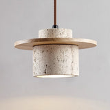 Travertin Hanglamp - Natuurlijke Elegantie