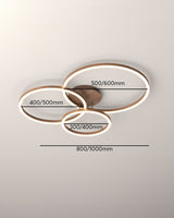 RingLuma | Energiezuinige LED plafondlamp | Elegant ringontwerp | Modern design | IJzer en acryl | AC 90-260V | Diverse afmetingen | Verfijnde sfeer voor elke kamer