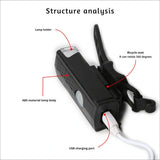 VoltBeam USB Fietslicht Set – Veiligheid en Gemak met Oplaadbare Batterijen