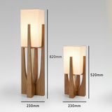 Walnotenhouten Vloerlamp | Minimalistisch & Sfeervol