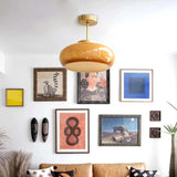 Elegante Hanglamp met Glazen Kappen