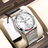 Waterdicht Roestvrij Stalen Herenhorloge | Luxe & Duurzaam