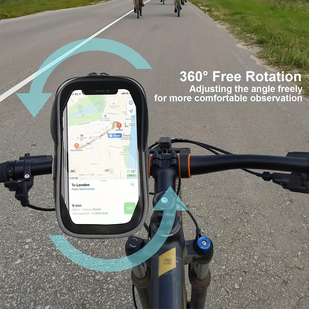 Waterdichte Telefoonhouder Fiets en Motor | 360° Draaibaar
