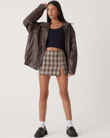 Oversized Los Leren Damesjasje – Yara