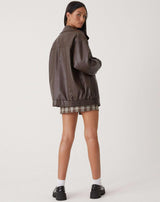 Oversized Los Leren Damesjasje – Yara